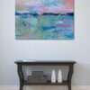 Morning Meditation abstract landscape - seascape painting by Deb Breton
