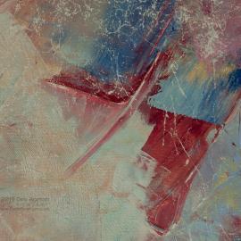 IN FLIGHT Large Abstract Painting in Earth-tones