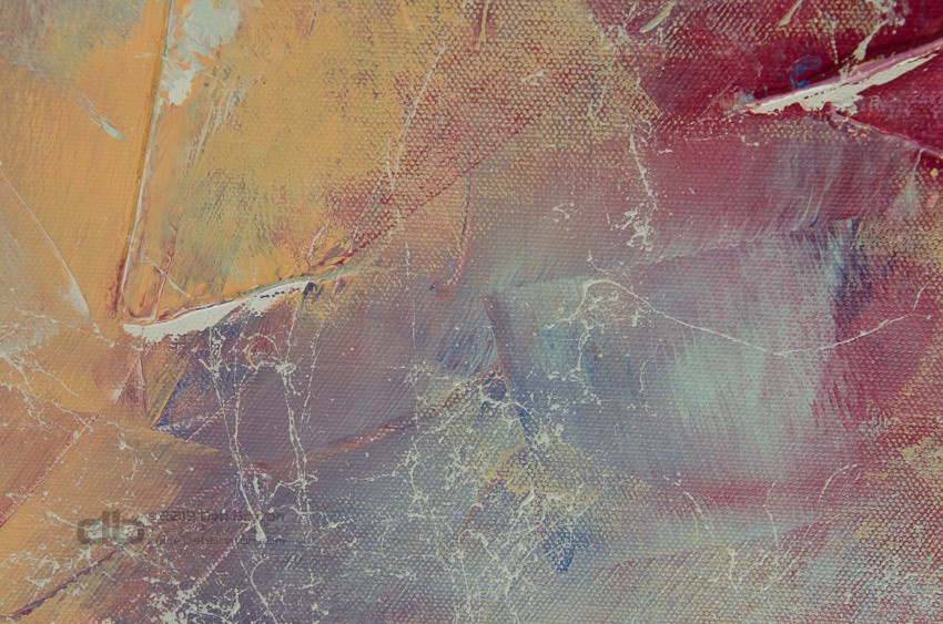 IN FLIGHT large abstract painting details
