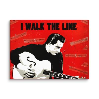 Johnny Cash – I Walk the Line Canvas Print