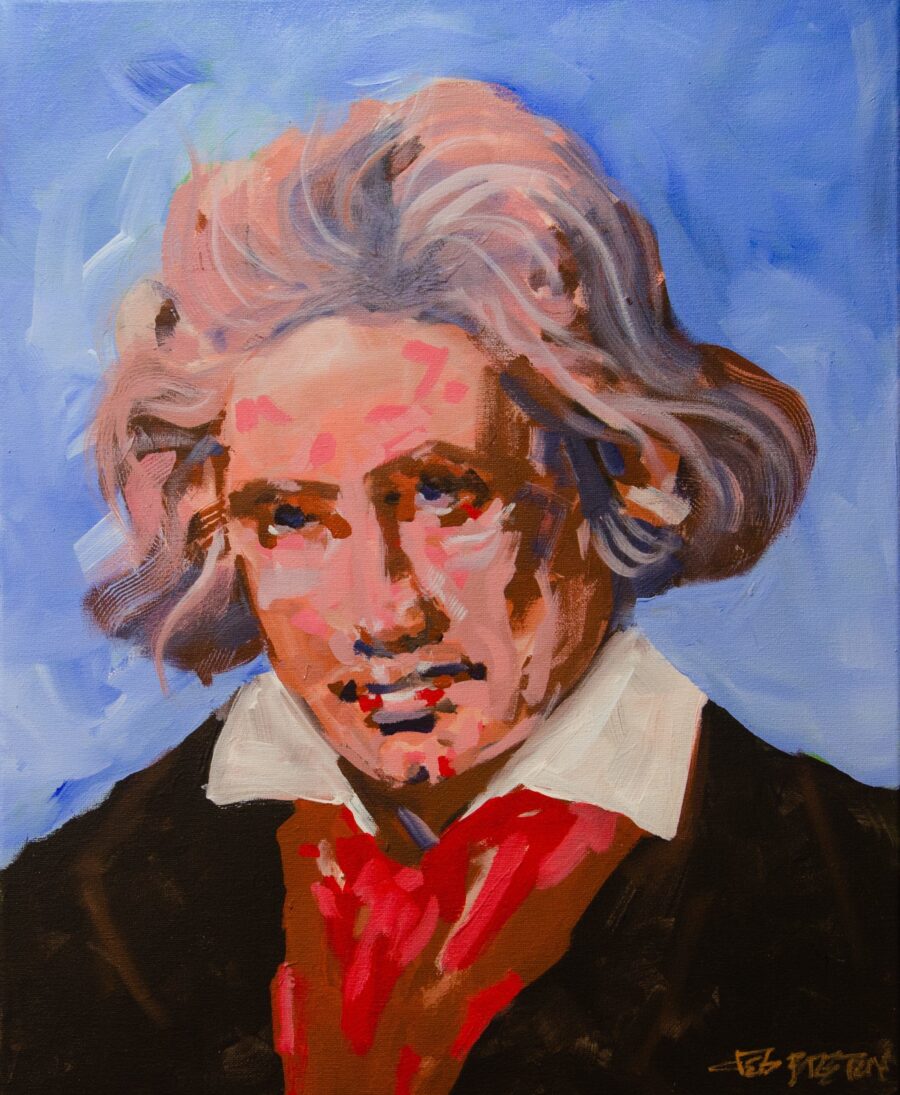 Ludwig Van Beethoven painting