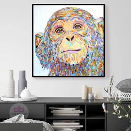 Chimp Love – Original Painting