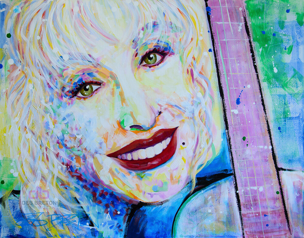 Dolly parton painting