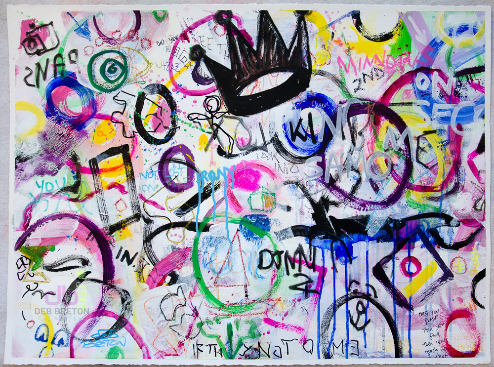Outlier's Dream #1 - Modern art graffiti painting