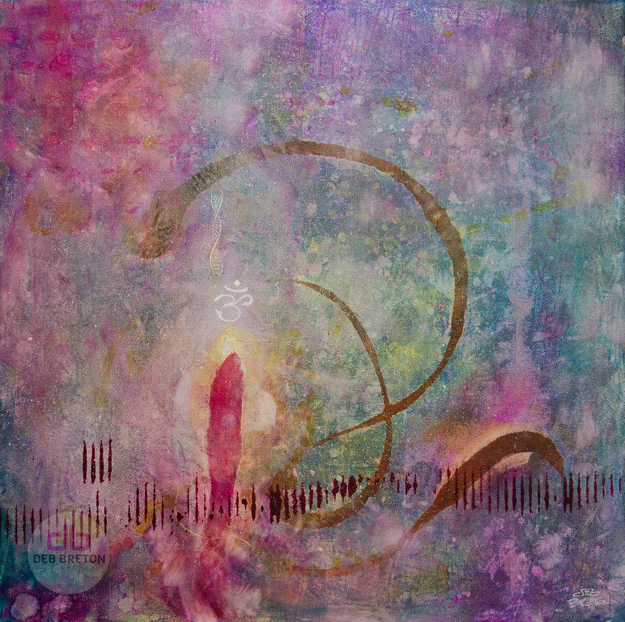 Peace Within - spiritual art painting