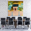 VR Dream - large painting in office