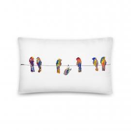 Birds on a Wire – Stuffed Pillow
