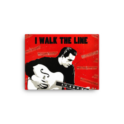 Johnny Cash – I Walk the Line Art Print on Canvas