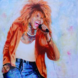 Tina Turner Portrait Painting