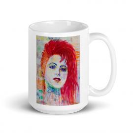 True Colors – Cyndi Lauper Portrait Mug